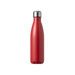 Fles van gerecycled aluminium met schroefdop van staal 550ml kleur rood  negende weergave