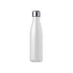 Fles van gerecycled aluminium met schroefdop van staal 550ml kleur wit  negende weergave