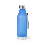 Gerecyclede flessen met rubberen afwerking 600ml Iceberg RPET kleur blauw  negende weergave