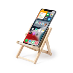 Opvouwbare telefoonhouder bedrukken DeckChair kleur beige vijfde weergave