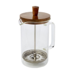 French koffie press voor 3 koffiesoorten 600ml French Coffee Press kleur doorzichtig derde weergave