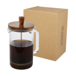 French koffie press voor 3 koffiesoorten 600ml French Coffee Press kleur doorzichtig vierde weergave