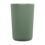 Grote keramische mok met matte afwerking 480 ml Americano kleur groen tweede weergave voorkant