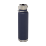 Stalen bidon met thermosfunctie 750 ml Thor Sport kleur donkerblauw derde weergave