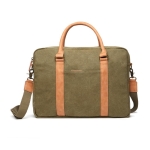 Elegante gerecyclede, gevoerde laptoptas 16'' EcoJourney kleur groen