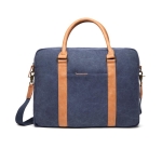 Elegante gerecyclede, gevoerde laptoptas 16'' EcoJourney kleur marineblauw