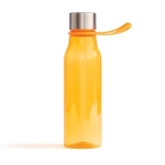 Tritan sportfles met lus om op te hangen 600ml Sporty Strap kleur oranje