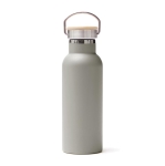 Duurzame roestvrijstalen fles 500 ml Clip Modern kleur grijs