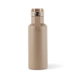 Thermosfles met handvat 500 ml OnePress kleur beige vijfde weergave