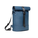 Vegan leren fietsrugzak of handtas Contempo kleur blauw derde weergave