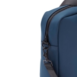 Laptoptas met trolleyriem en handvat bedrukken Contempo kleur blauw vierde weergave