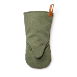 Katoenen want voor links en rechtshandig Extra Padded Cotton kleur groen tweede weergave