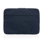 Laptophoes van gerecycled polyester 15,6'' EcoTrace kleur marineblauw