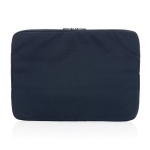 Laptophoes van gerecycled polyester 15,6'' EcoTrace kleur marineblauw tweede weergave