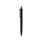 Pen zwarte basis felgekleurde clip geometrisch patroon X3 Soft Black kleur zwart