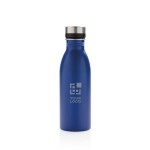 BPA-vrije anti-lek gerecyclede flessen bedrukken 500ml EcoDeluxe kleur blauw met afdrukgebied