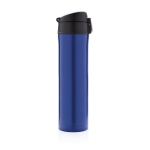 RVS thermoskan met snelsluiting 450ml Exclusive kleur blauw vijfde weergave