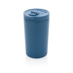 Thermos mok van gerecyclede materialen, antilek functie 300ml Vacuüm kleur blauw