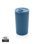 Thermos mok van gerecyclede materialen, antilek functie 300ml Vacuüm kleur blauw