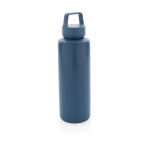 Gerecyclede plastic flessen met handvat 500ml GreenSip kleur blauw