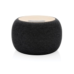 Bluetooth-speaker van bamboe en gerecycled PET NaturalBeat kleur donkergrijs derde weergave