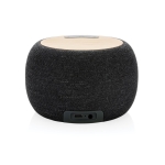 Bluetooth-speaker van bamboe en gerecycled PET NaturalBeat kleur donkergrijs vierde weergave