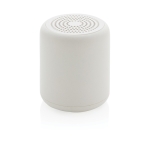 Draadloze speaker van gerecylcled materiaal EcoSound kleur wit