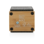 Compacte bamboe bluetooth speaker, speeltijd tot 6 uur Luxury 5W kleur hout vijfde weergave