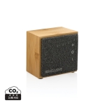 Compacte bamboe bluetooth speaker, speeltijd tot 6 uur Luxury 5W kleur hout