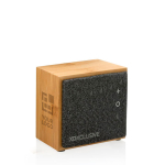 Compacte bamboe bluetooth speaker, speeltijd tot 6 uur Luxury 5W kleur hout met afdrukgebied