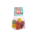 Zakje suikerachtige jellybeans met aanpasbare verpakking 100g kleur doorzichtig