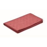 Waterafstotende tafelloper van polyester met microvezel 185 g/m2 kleur rood