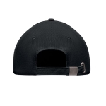 Baseball cap bedrukken van dik katoen, maat 7 1/4, 260 g/m2 kleur zwart