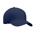 Baseball cap bedrukken van dik katoen, maat 7 1/4, 260 g/m2 kleur marineblauw