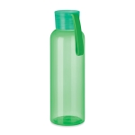 Tritan drinfles in diverse kleuren silicionen handvat 500ml kleur doorzichtig groen