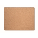 Kurken placemat met logo 40x30 cm met detail in de hoek kleur beige vijfde weergave