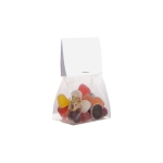 Zakje jellybeansmix met aanpasbare verpakking 50g kleur doorzichtig tweede weergave