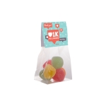 Zakje suikerachtige jelly Beans met verpakking om te personaliseren 50g kleur doorzichtig