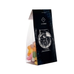 Jelly Beans zakje laten bedrukken met logo 100g kleur doorzichtig