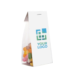 Jelly Beans zakje laten bedrukken met logo 100g kleur doorzichtig hoofdweergave