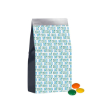 Zakje mini-chocolade smarties als relatiegeschenk 25g kleur wit hoofdweergave