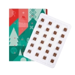 Adventskalender met kerstbonbons A4 kleur wit vierde weergave