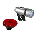 Set van twee lampen voor op de fiets kleur meerkleurig derde weergave