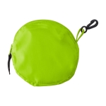 190T polyester opvouwbare boodschappentas met haak kleur lichtgroen eerste weergave