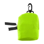 190T polyester opvouwbare boodschappentas met haak kleur lichtgroen tweede weergave