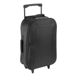 Opvouwbare 600D polyester trolley met wielen en diverse handvatten kleur zwart zevende weergave