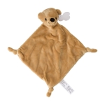 Zachte baby-doudou met dierenthema om te borduren kleur bruin eerste weergave