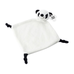 Zachte baby-doudou met dierenthema om te borduren kleur wit tweede weergave