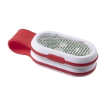 RVS veiligheidslamp met schroefdop 240ml kleur rood vierde weergave