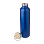 Grote thermosfles met full colour bedrukking 1L Termica Clip Large kleur blauw derde weergave